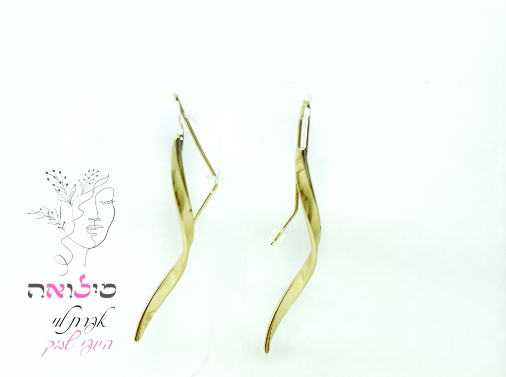 עגילי גולדפילד בעיצוב קלאסי